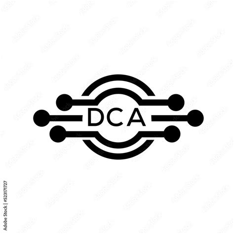 DCA letter logo. DCA best white background vector image. DCA Monogram logo design for ...