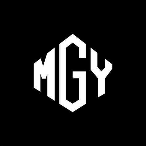 MGY letter logo design with polygon shape. MGY polygon and cube shape logo design. MGY hexagon ...