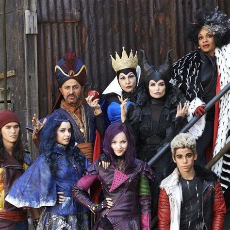 the villains with their Descendants #DisneyDescendants | Disney channel stars, Disney channel ...