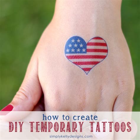 How To Create DIY Temporary Tattoos » Simply Kelly Designs