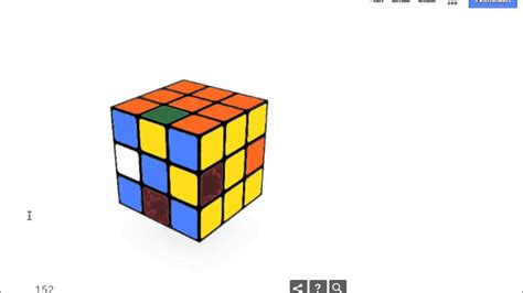 Google Doodle: Solved Rubik's Cube - YouTube