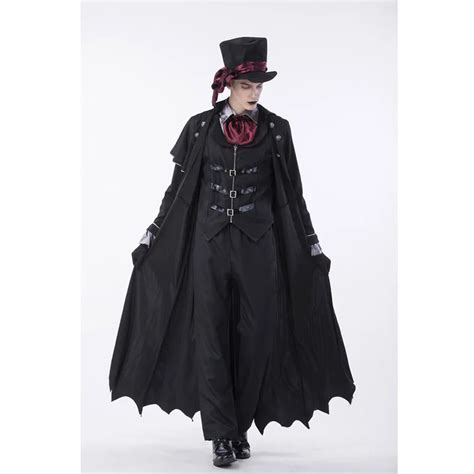 Male Vampire All Saints' Day Party Costumes, Halloween Black Vampire ...