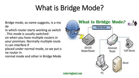 What is bridge mode | PPT