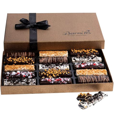 Barnett's Cookies Gourmet Chocolate Covered Hazelnut Wafers | 2020 Food Gift Birthday Baskets ...