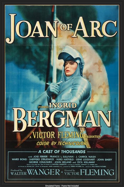 Joan of Arc (1948) Original One-Sheet Movie Poster - Original Film Art ...