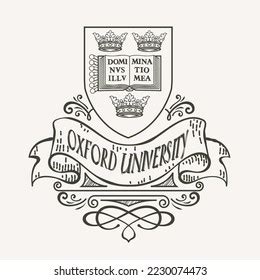 Oxford University Vector Art Stock Illustration Stock Vector (Royalty Free) 2230074473 ...