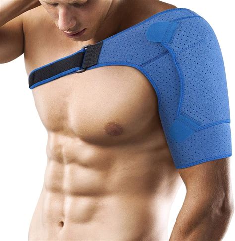 Shoulder Support Brace for Left and Right Shoulder, Adjustable Neoprene ...