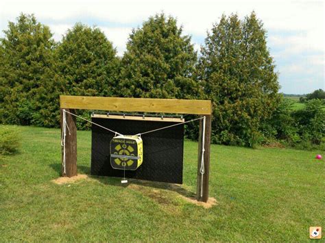 Finished my backstop | Diy archery target, Archery target, Archery