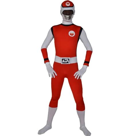 Super Sentai Cosplay Costumes Rangers Red/Blue/Green Ranger Spandex ...