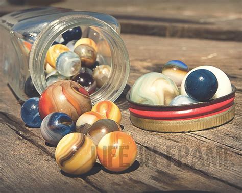 Shooter Marbles Color photography by LifeInFrame on Etsy