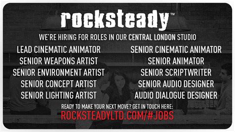 Rocksteady Studios on Twitter: "We're hiring artists, animators and audio! If you're amazing at ...