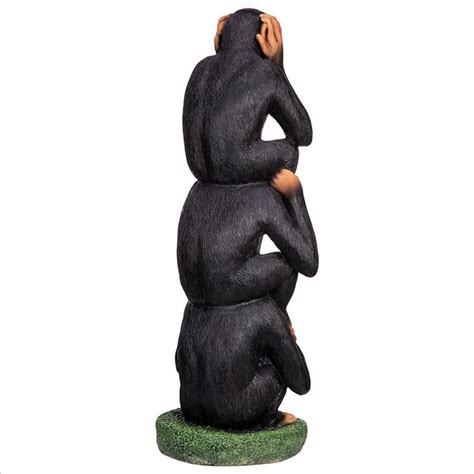 Hear See Speak No Evil Monkey Statue - EU48801 - Design Toscano