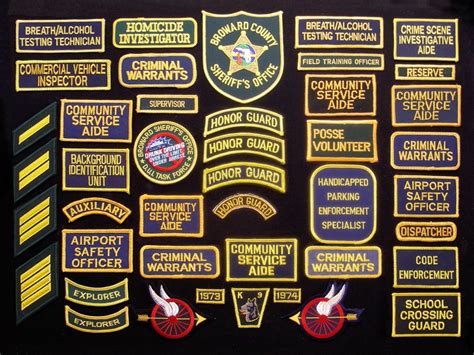 Broward Sheriff's Office (BSO) Badge And Patch Collection