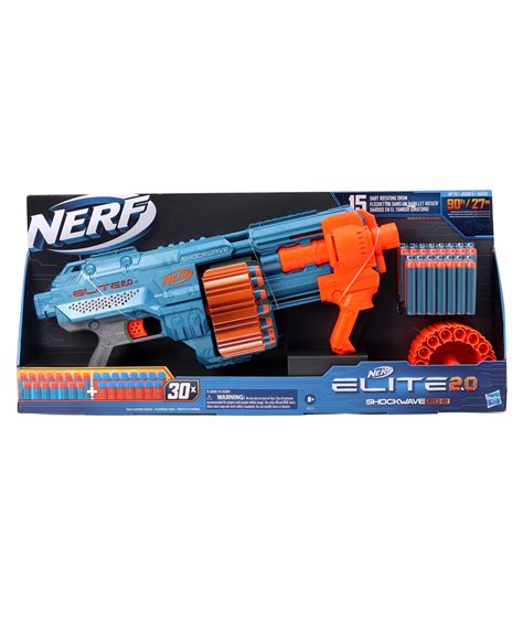 Nerf Elite Shockwave RD 15 Blaster Gun Blue Online India, Buy Toy Guns For (8-15 Years) At ...