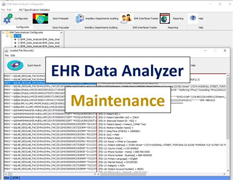 EHR Data Analyzer - Maintenance - MSASO Software and Consulting LLC