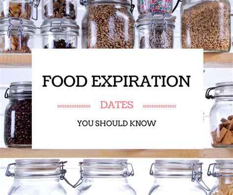 Food Expiration Dates Everyone Should Know