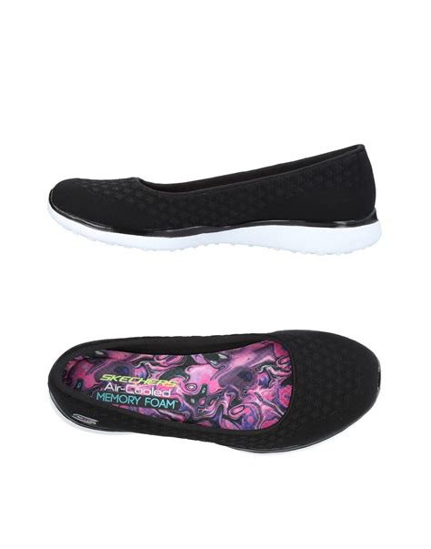 Lyst - Skechers Ballet Flats in Black