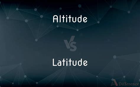 Altitude vs. Latitude — What’s the Difference?