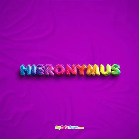 Hieronymus meaning - what is the meaning of name Hieronymus ? [**2024 UPDATE**]