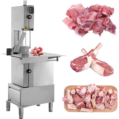 Heavybao Electric Commercial Frozen Meat Cutting Machine Bone Cutting Saw Machine for Restaurant ...