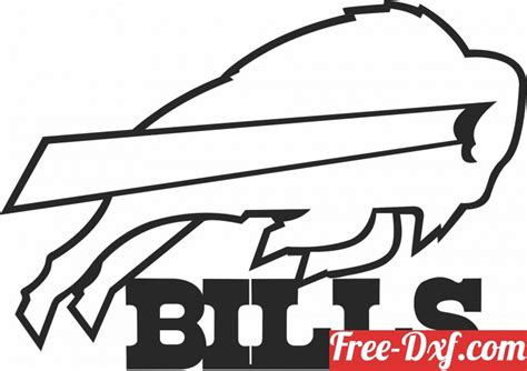 Buffalo Bills Logo Stencil