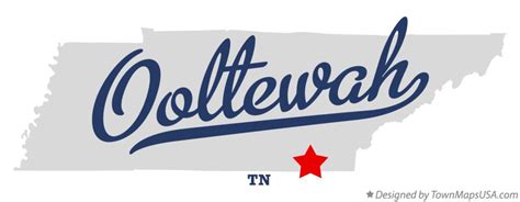 Map of Ooltewah, TN, Tennessee