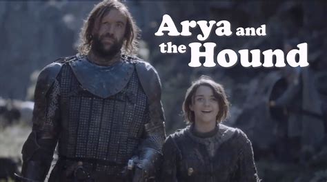 The Tense Friendship Between Arya Stark and the Hound Reimagined as a 1980s TV Sitcom Spinoff