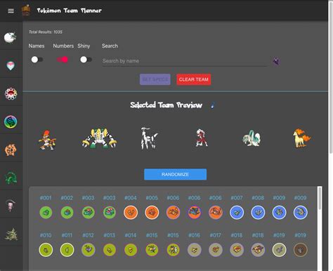 Pokemon team builder using react.js & node.js : pokemon