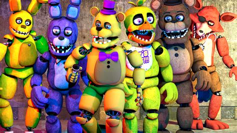 Fredbear and Friends by FoxyPlush on DeviantArt