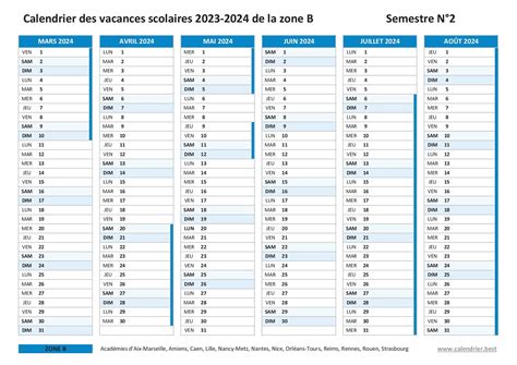 Calendrier 2024 Zone C A Imprimer Cool Amazing Famous - Printable ...