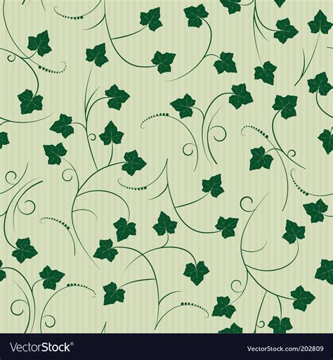 Ivy seamless pattern Royalty Free Vector Image