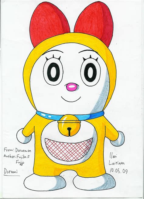 how to draw : doraemon dorami - DORAEMON