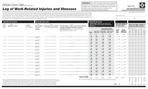 OSHA Form 301: Free Download, Create, Edit, Fill and Print