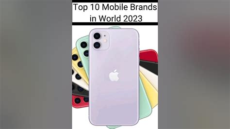 Top 10 Mobile Brands in World 2023 #shorts #top10 #trends #2023 #mobilebrands - YouTube