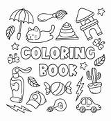 Printable Mini Coloring Book sketch template