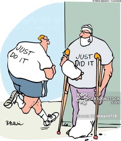 Crutches Cartoons and Comics | Medical jokes, Funny comics, Funny cartoons