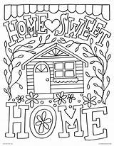 Coloring Pages Home sketch template