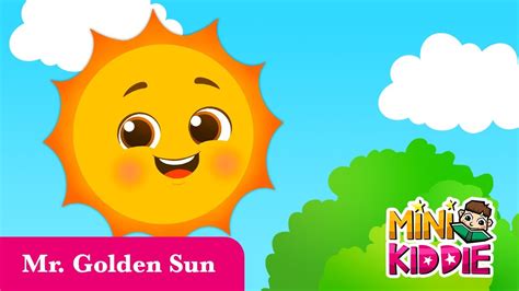 Mr. Golden Sun | Kids Songs with Lyrics | Nursery Rhymes | Mini Kiddie ...