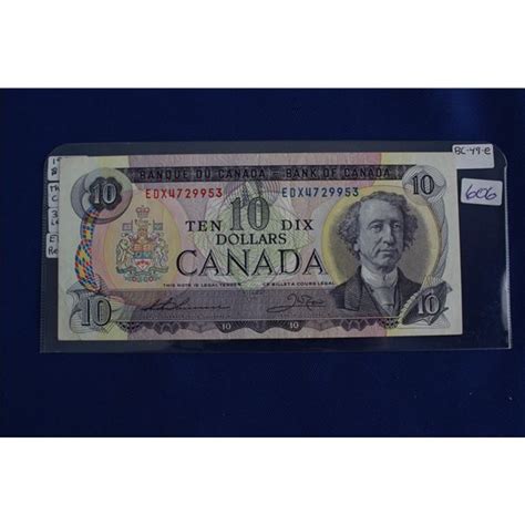 Canada Ten Dollar Bill - ; 1971; Replacement