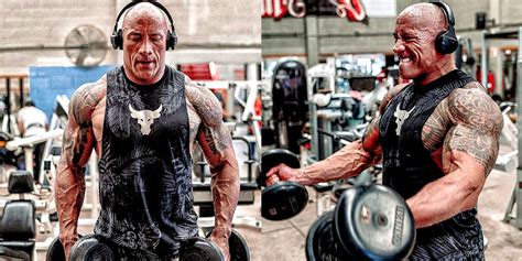 The Rock Shows Off Black Adam Physique With New Workout Photos