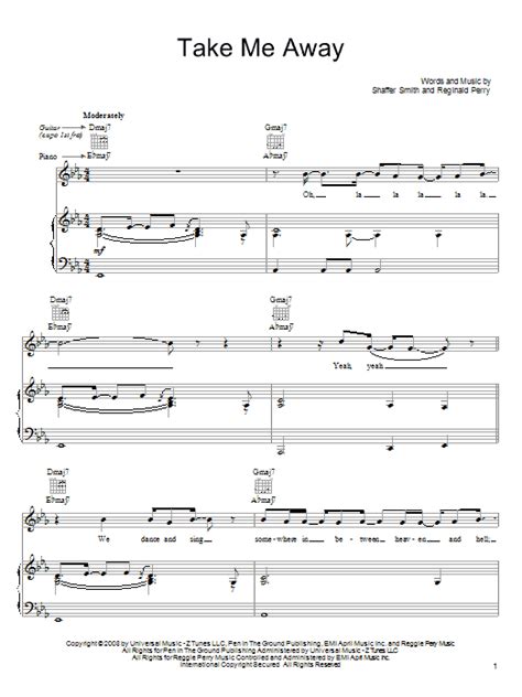 Take Me Away | Sheet Music Direct