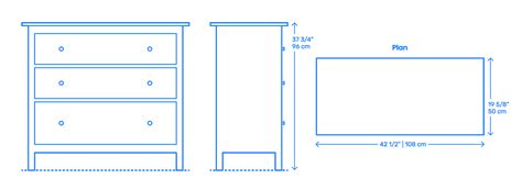 IKEA Hemnes 3-Drawer Chest Dimensions & Drawings | Dimensions.com