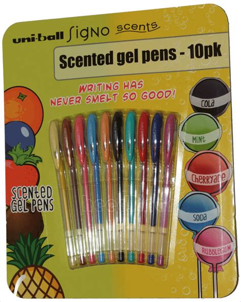 10 Pack Scented Gel Pens uni-ball Signo Smelly Scent