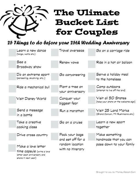 The Ultimate Bucket List for Couples | Buckets, Couples and Relationships