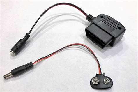 OBD ll Connector Vehicle Memory Saver Reliable and Easy 9 Volt Battery Powered, Code Readers ...