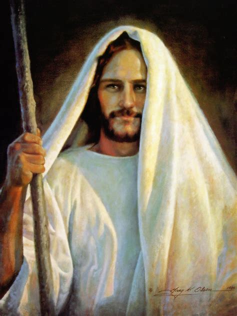 The Savior Painting by Greg Olsen - Pixels