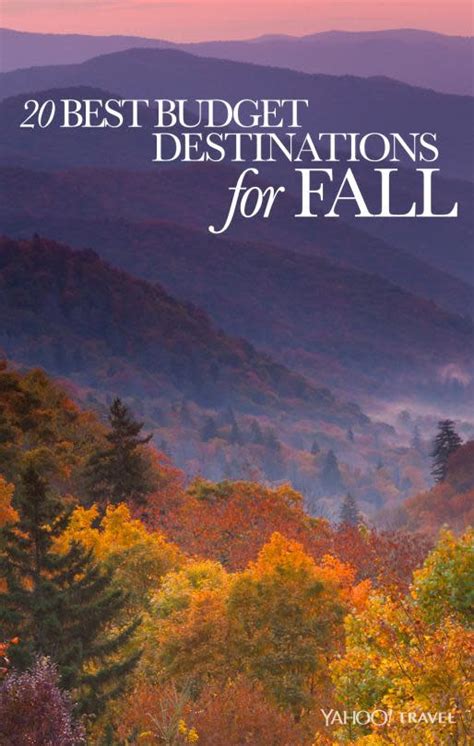 20 Best Budget Destinations for Fall