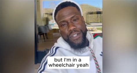 Kevin Hart in Wheelchair After Stupidly Challenging Former NFL Player ...