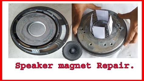 Speaker Magnet shift repair (Hindi) - YouTube