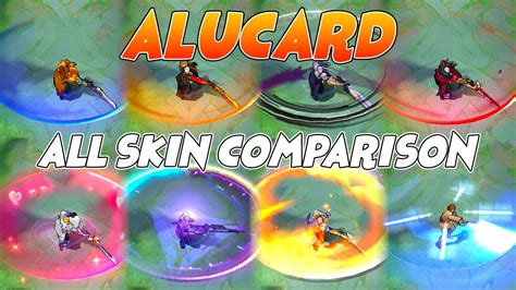 Alucard All Skin MLBB Comparison 2022 Edition - YouTube